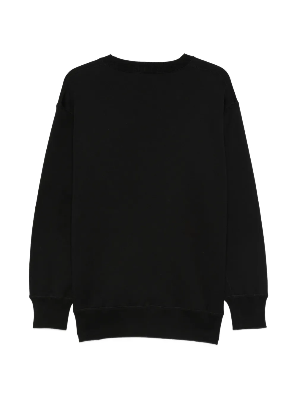 Comme des Garçons Homme Sweater met borstzak en ronde hals Zwart