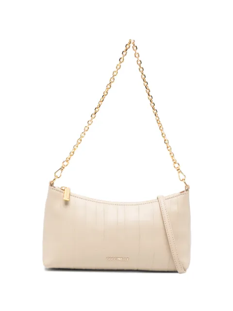 Coccinelle chain leather tote bag