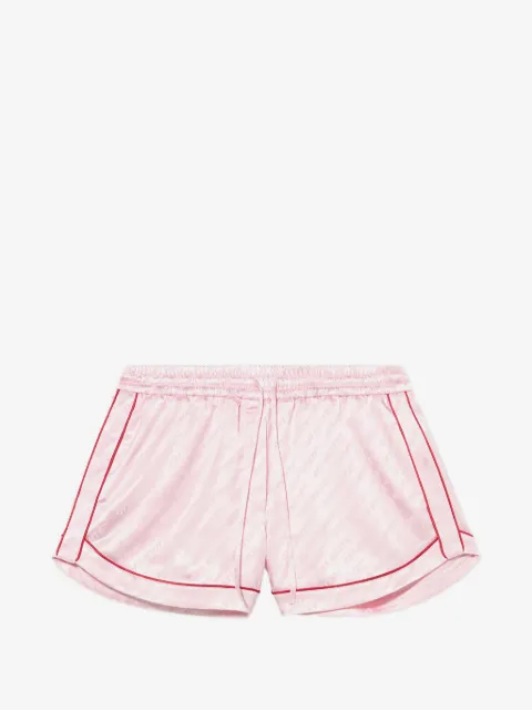 Off-White  Sat Jacq Ow text piping pajama shorts