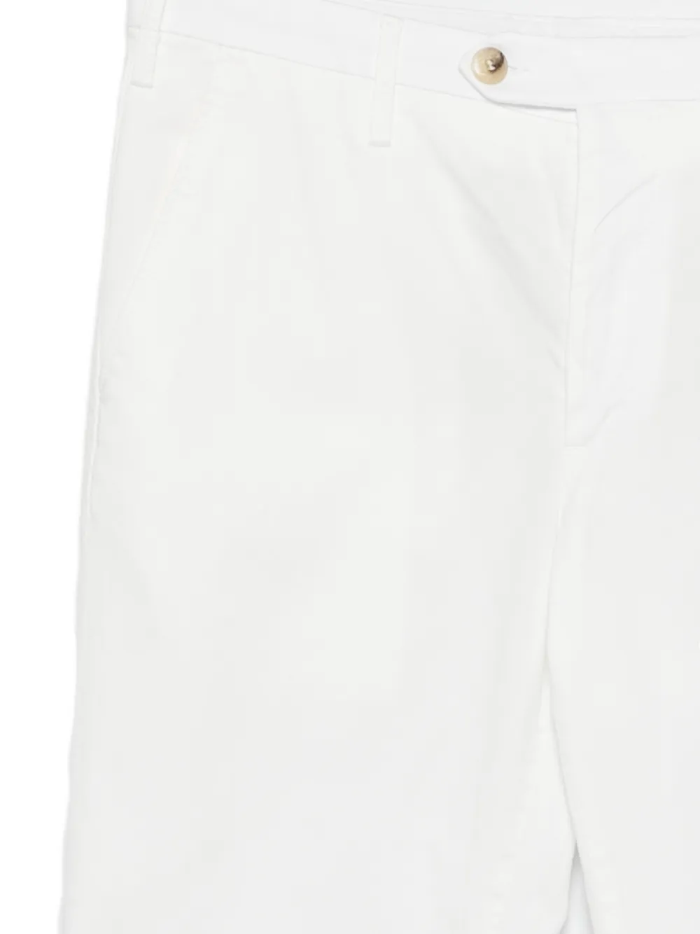 Canali Broek met knopen Wit