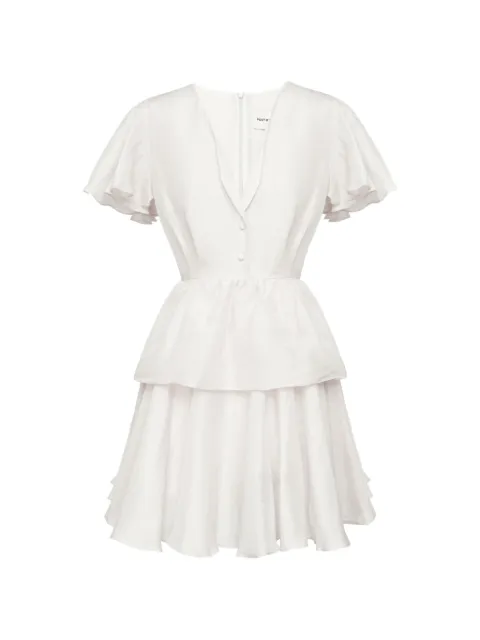POST MERIDIEM ruffled mini dress