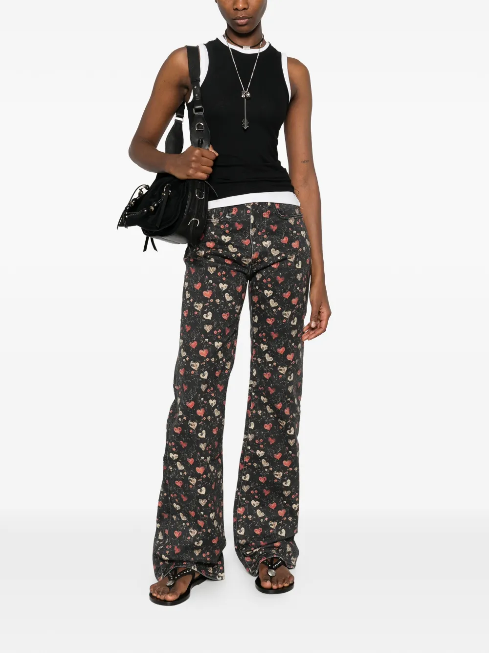 R13 Jane Jean denim jeans Zwart