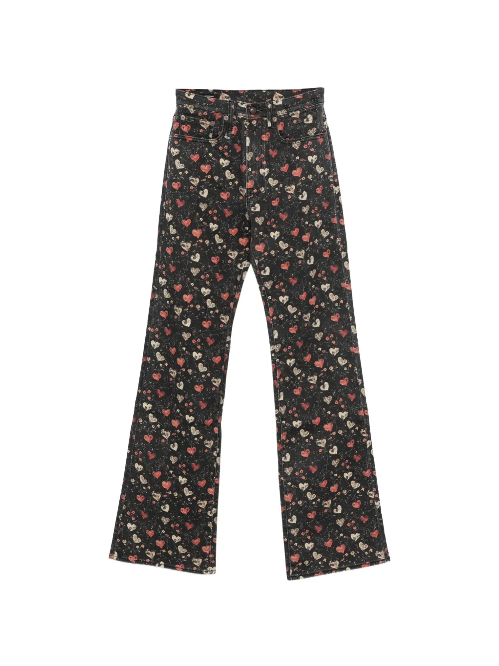 R13 Jane Jean Jeans - Schwarz