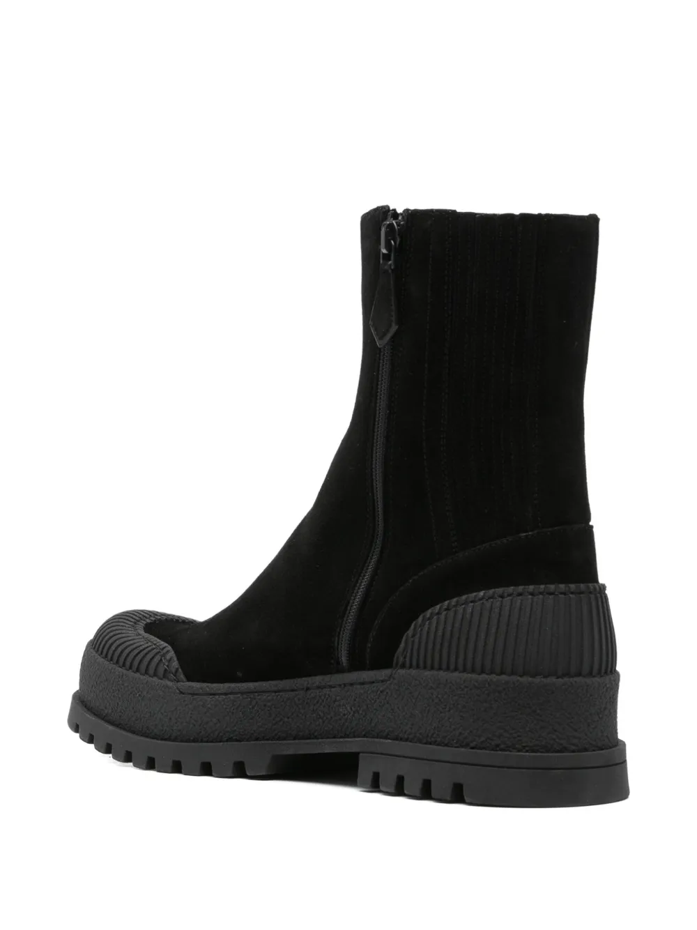 Aquazzura Rugged suède laarzen Zwart