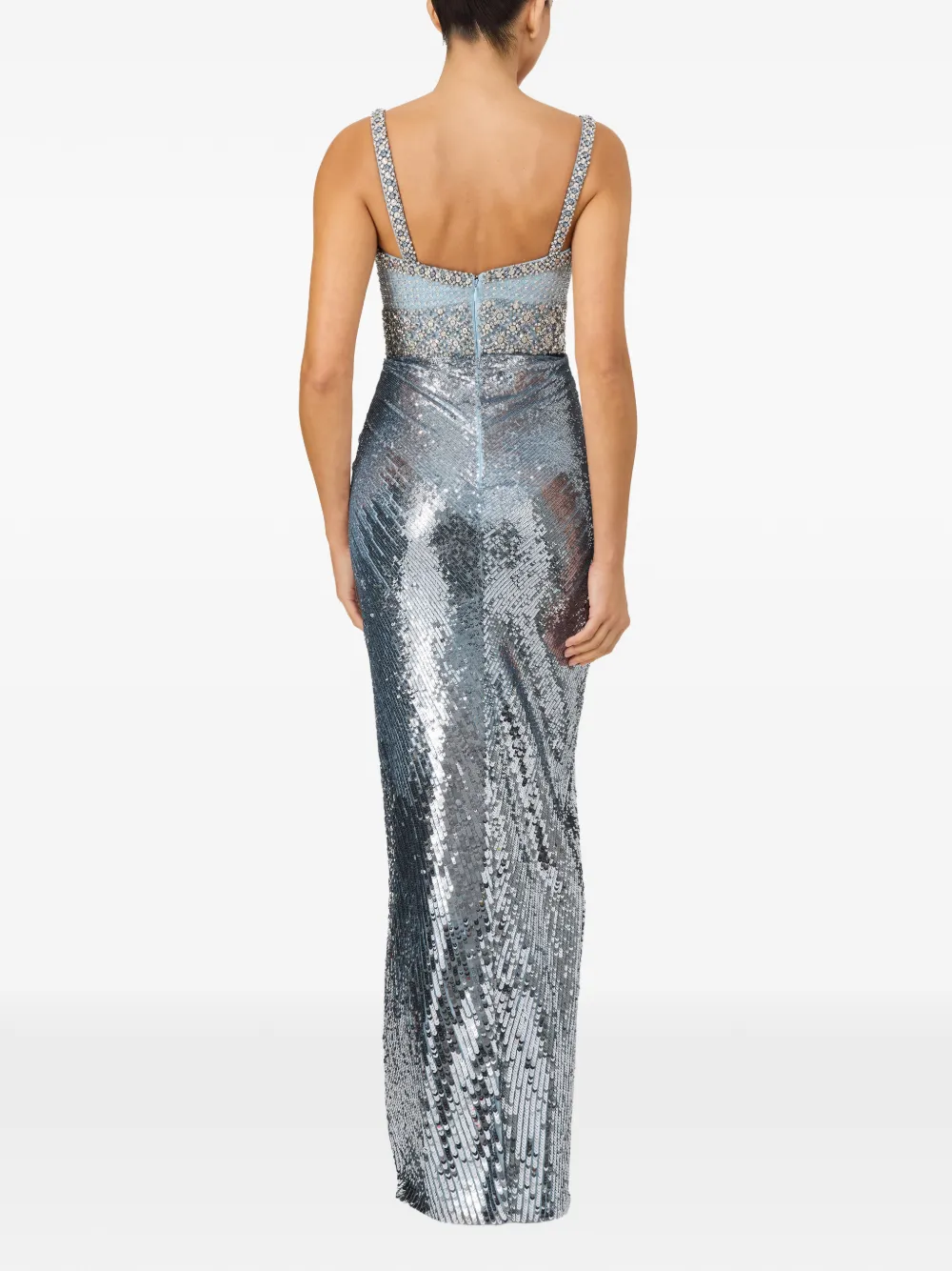 Jenny Packham Only You Gown in Silver, view 3