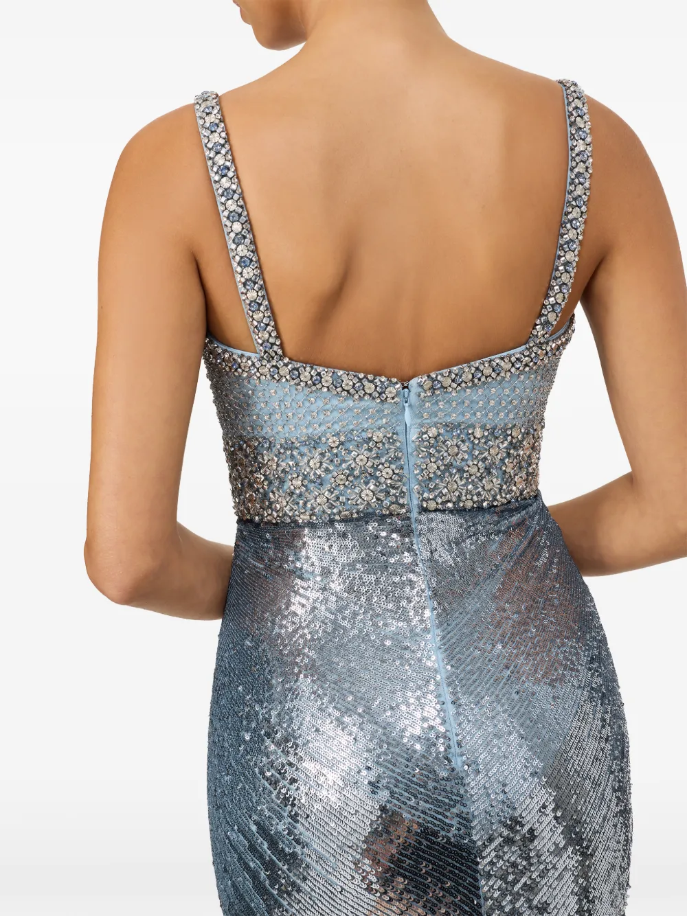 Jenny Packham Only You Gown in Silver, view 5