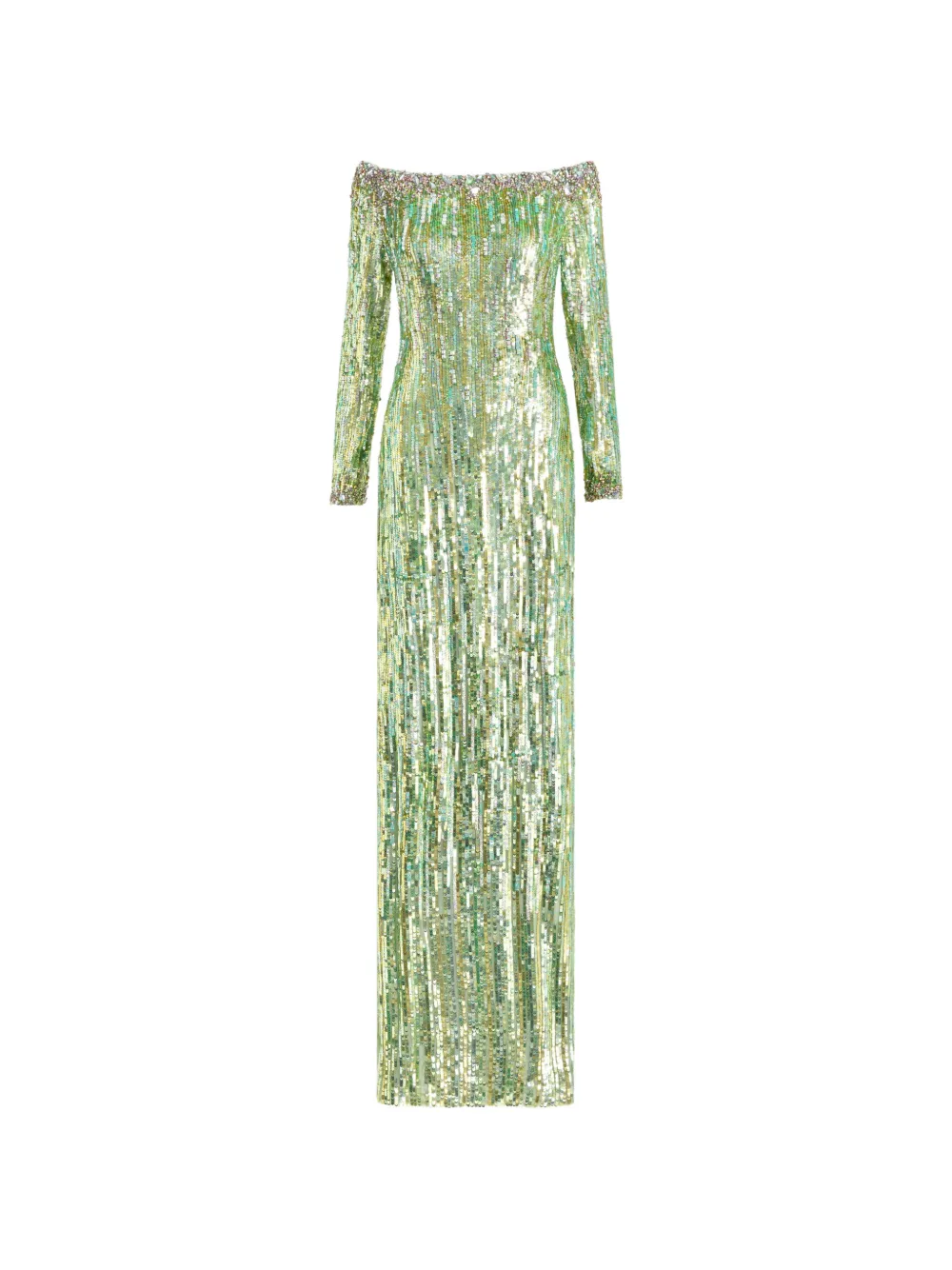 Jenny Packham Marnie sequin-embellished gown - Green