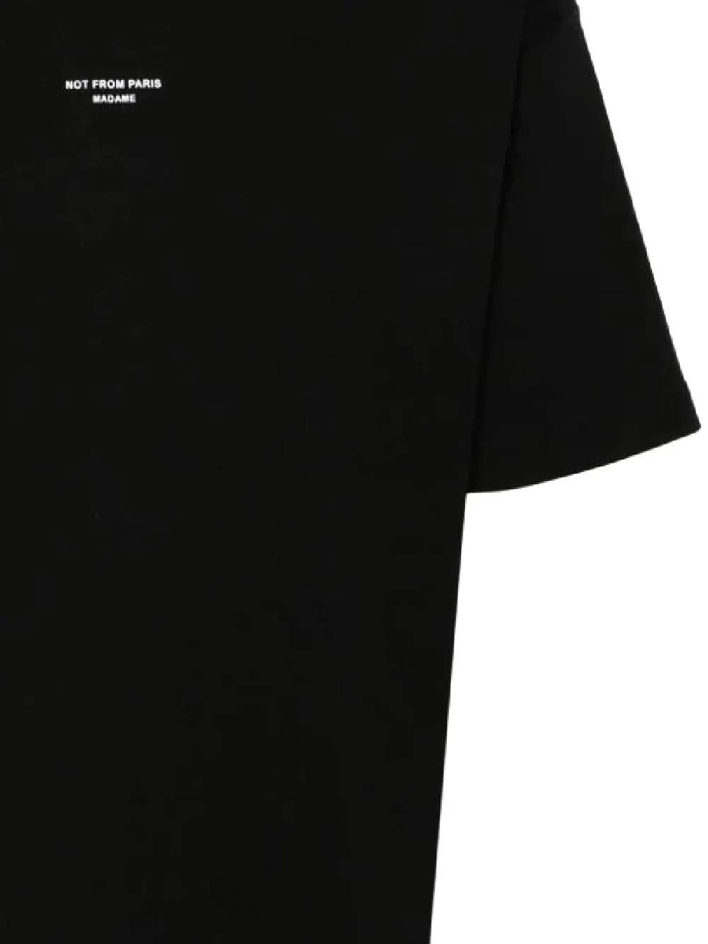 Drôle De Monsieur T-shirt met grafische print Zwart