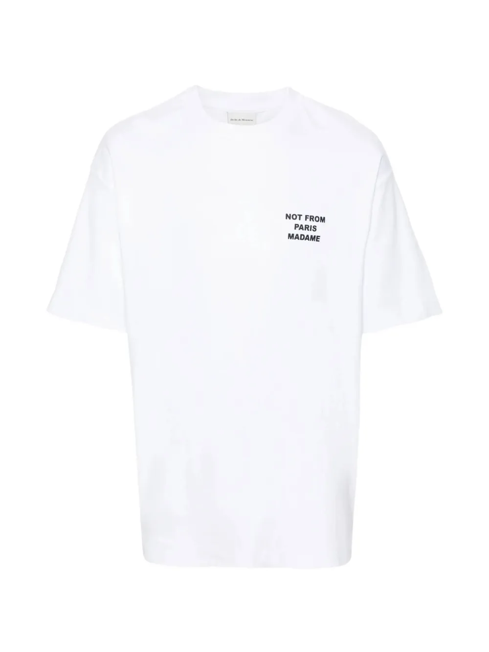 Drôle De Monsieur T-shirt con stampa - Bianco