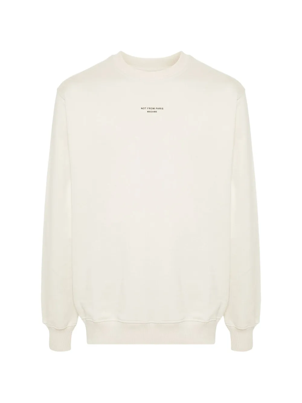 Drôle De Monsieur Felpa leggera in cotone - Toni neutri