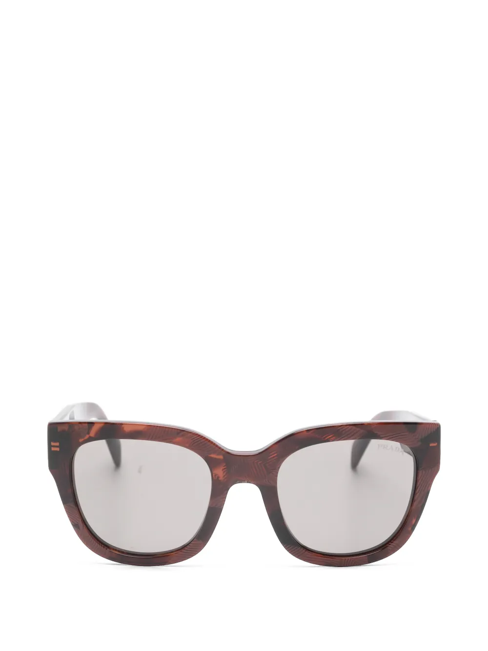 Prada Eyewear patterned sunglasses - Marrone