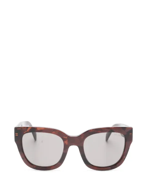 Prada Eyewear lentes de sol con armazón cuadrada estilo carey