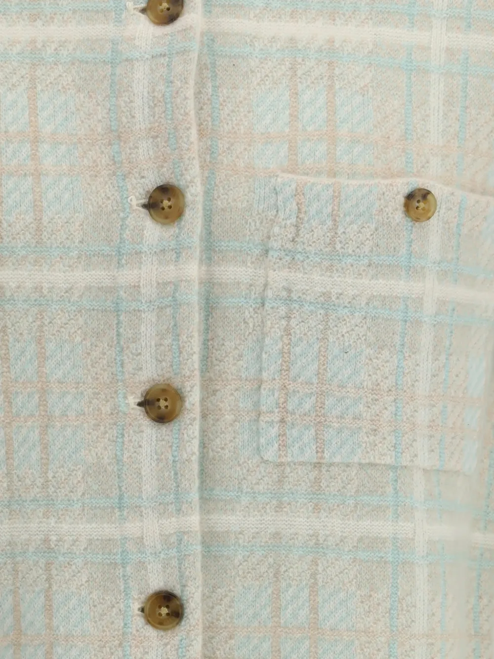 Buttoned Checked Shirt