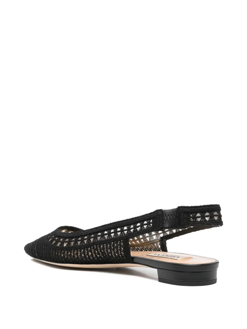  Arteana Trieste Point-toe Slingback Sandals - Black 