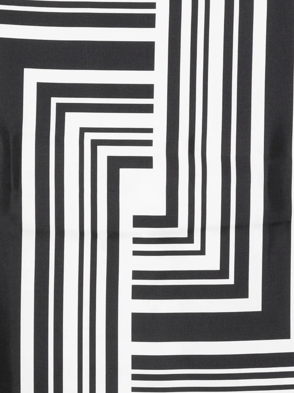  Joseph Corbata De Seda Con Estampado Geométrico - Negro 