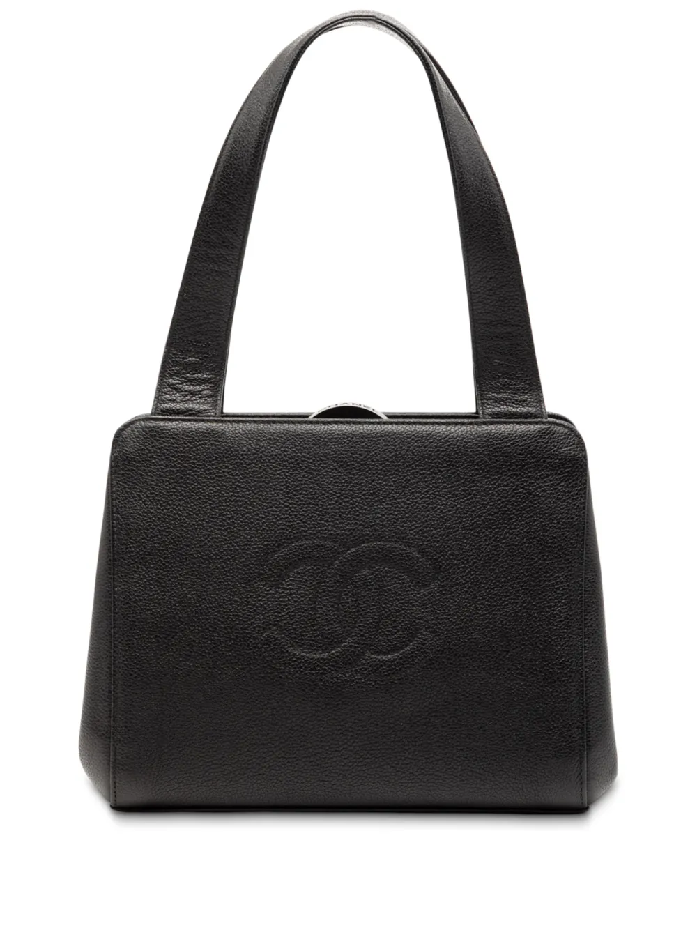 CHANEL Pre-Owned 1997-1999 CC Calfskin Frame handbag - Nero