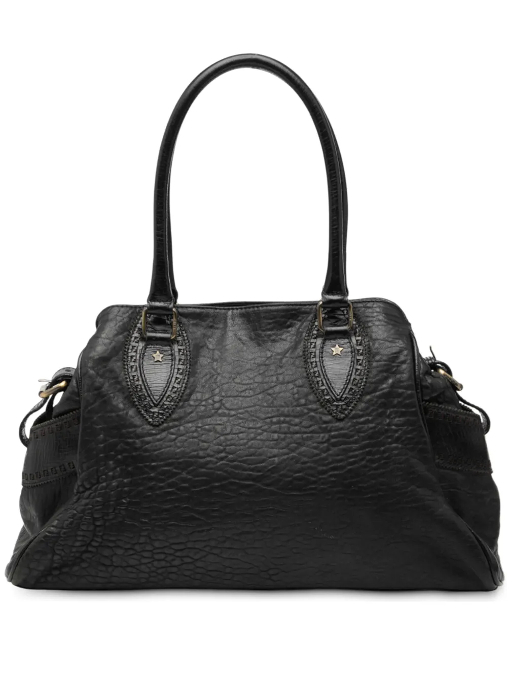Fendi Pre-Owned 2000-2010 Leather Etniko Du Jour handbag - Nero