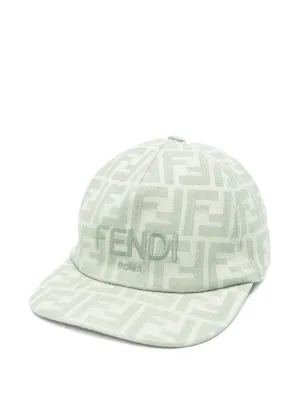 Fendi Kids モノグラム バケットハット | ブルー | FARFETCH JP