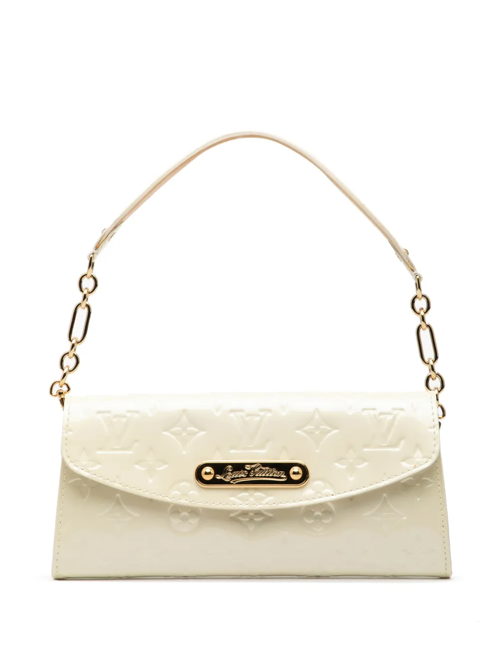 Louis Vuitton Pre-Owned 2008 Monogram Vernis Sunset Boulevard shoulder bag - Bianco