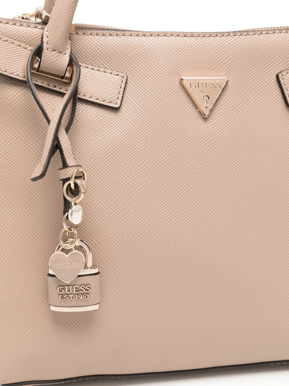 Padlock-Pendant Tote Bag