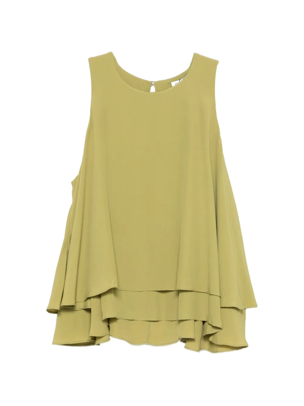 AMI Paris ruffled blouse - Verde