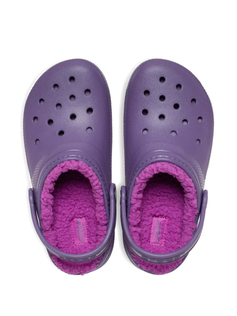 Crocs Kids Classic Lined sandalen Paars