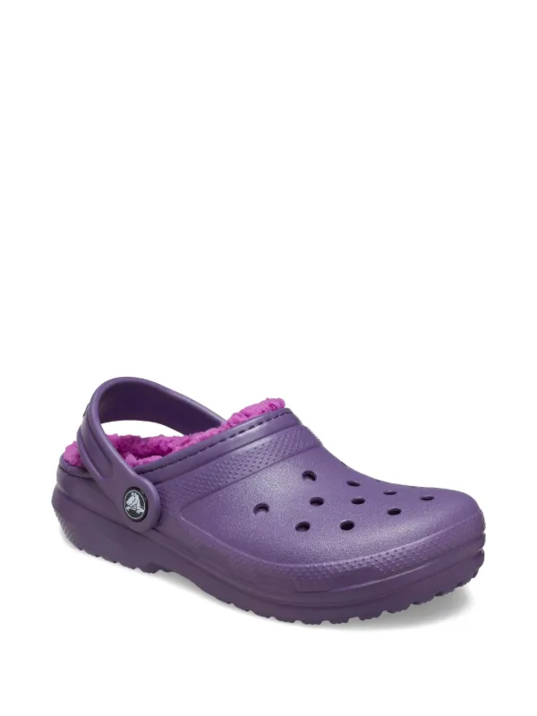 Crocs Kids Classic Lined クロッグサンダル | パープル | FARFETCH JP