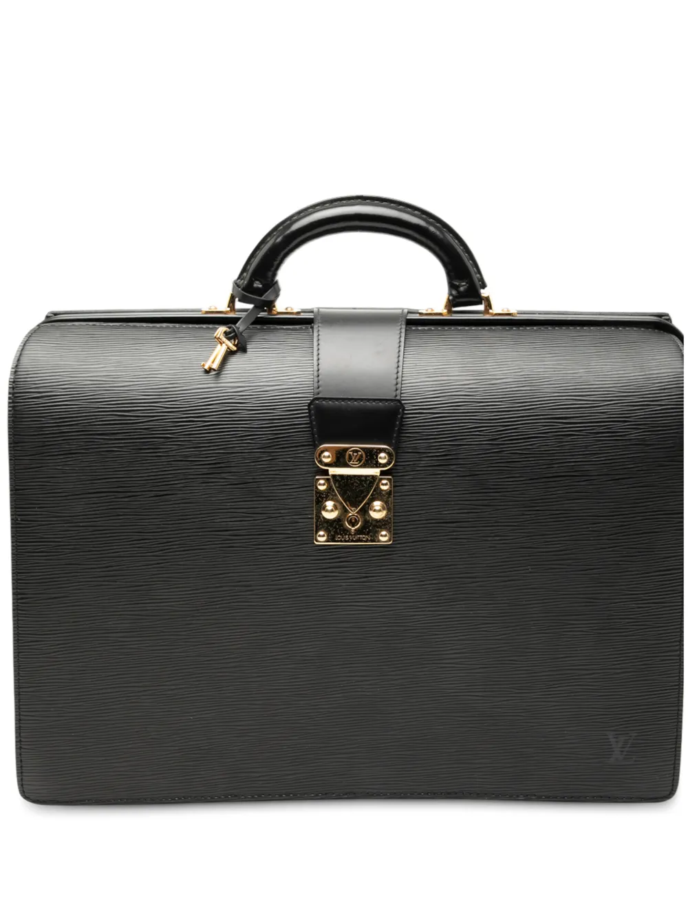 Louis Vuitton Pre-Owned 2004 Epi Serviette Fermoir business bag - Nero