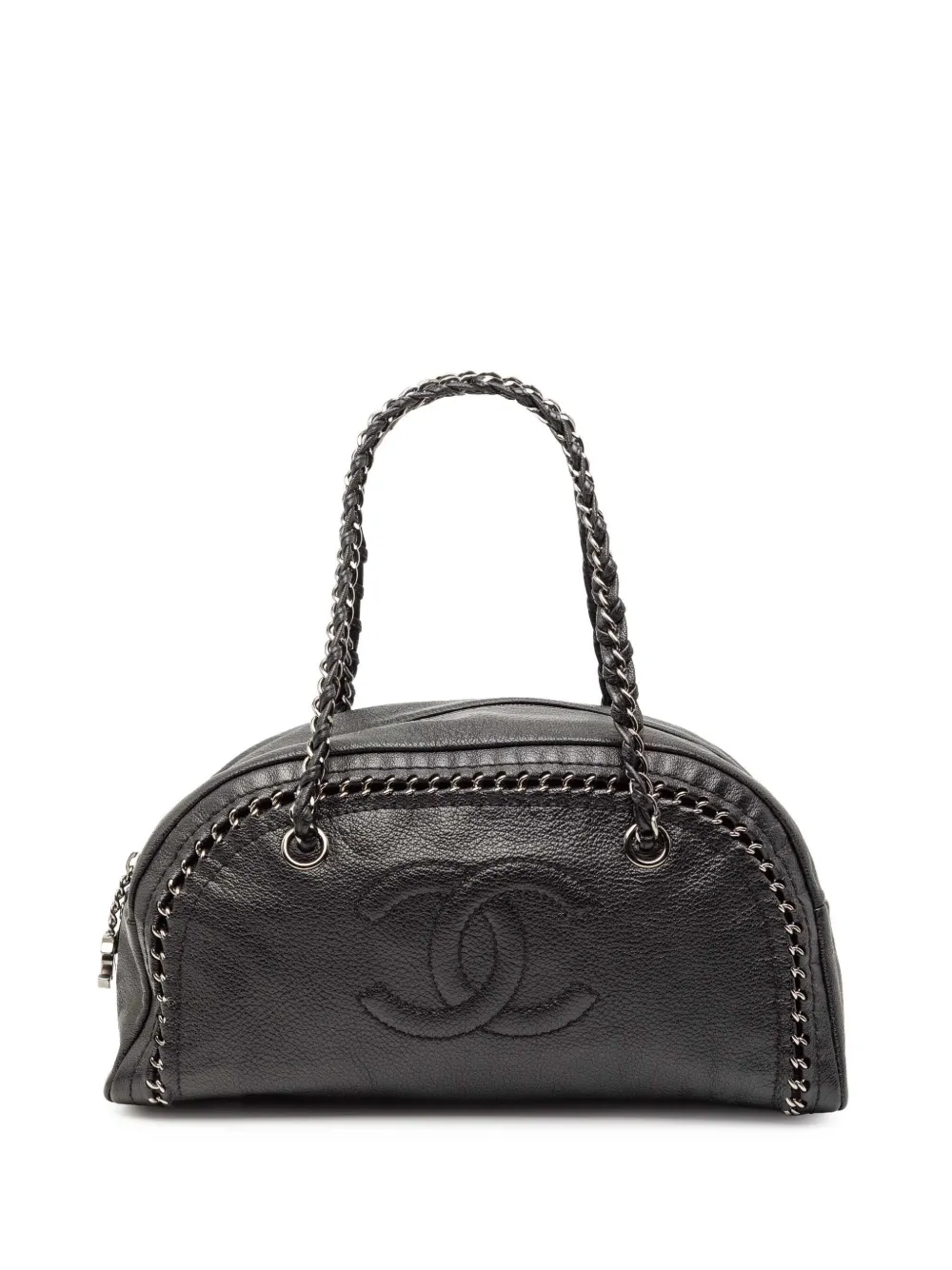 CHANEL Pre-Owned 2005-2006 Medium Calfskin Luxe Ligne Bowler Bag handbag - Nero