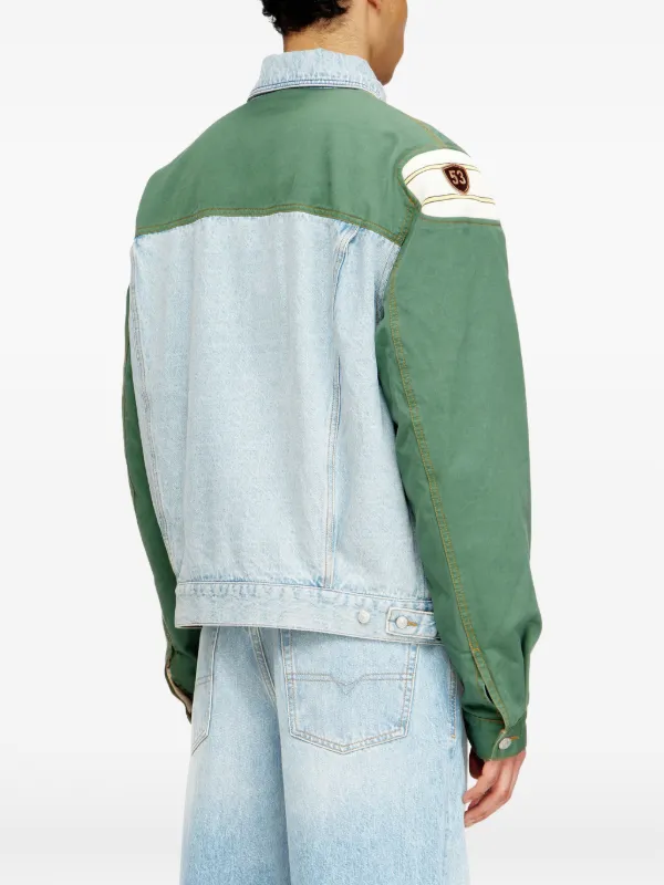 Diesel J-Giant-20th Embroidered Jacket | Blue | FARFETCH