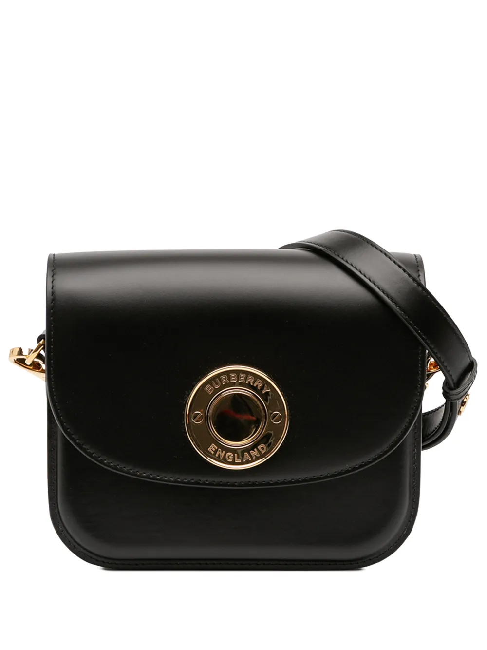 Burberry Pre-Owned 2023-2025 Small Leather Elizabeth crossbody bag - Nero