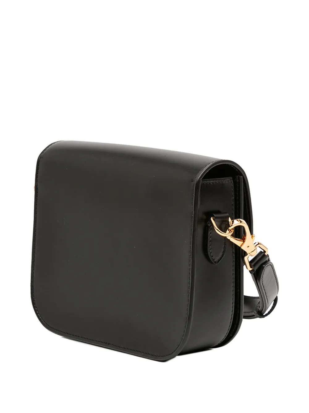  Burberry Pre-owned 2023-2025 Small Leather Elizabeth Crossbody Bag - Black 