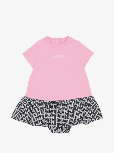 Balmain Kids ruffled dress set