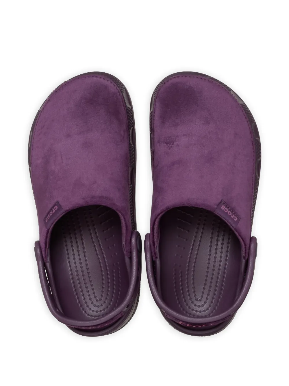 Crocs Classic Crafted fluwelen klompen Paars