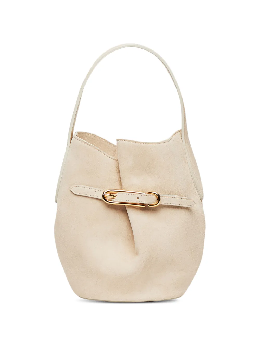 Liffner buckle bucket bag - Bianco