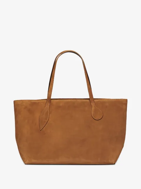 Liffner sac cabas Rhum Sprout en cuir de veau suédé