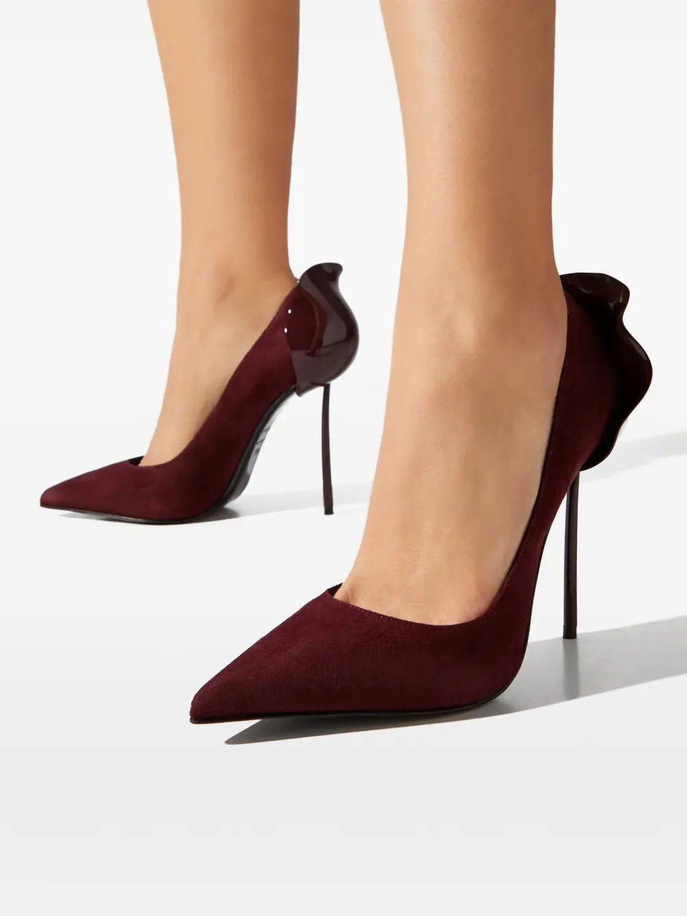 Le Silla petal stiletto heel pumps - Rosso