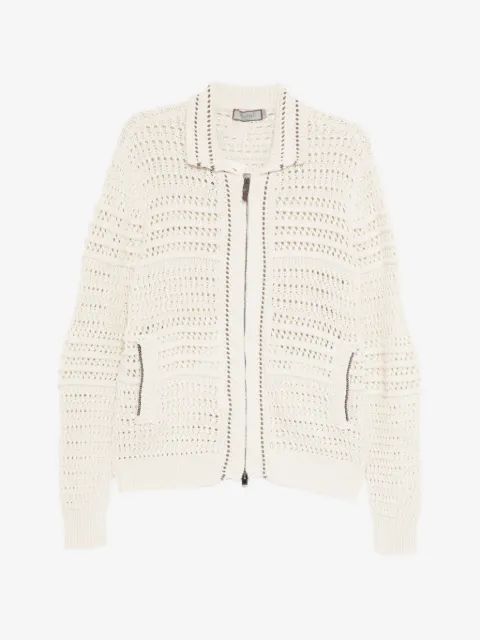 Canali cardigan à zip