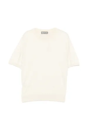 Jil Sander エンブロイダリー Tシャツ | ニュートラル | FARFETCH JP