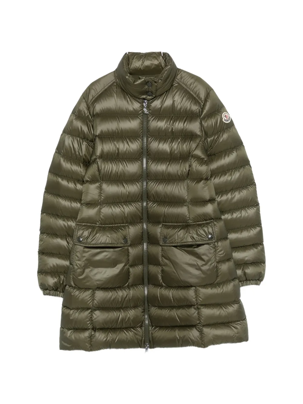 Moncler two-pocket puffer coat - Verde