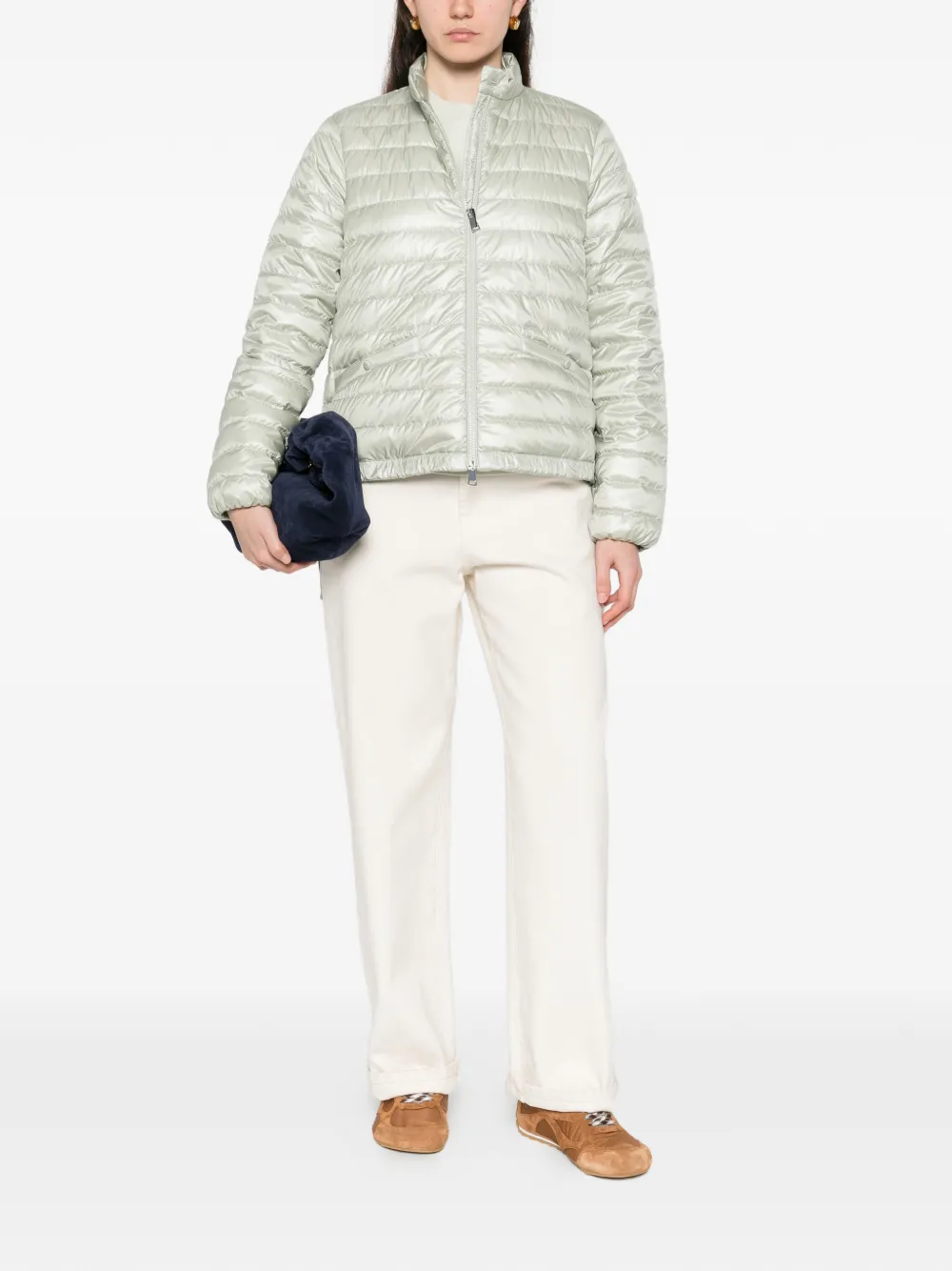  Moncler Azalee Tie-details Jacket - Neutrals 