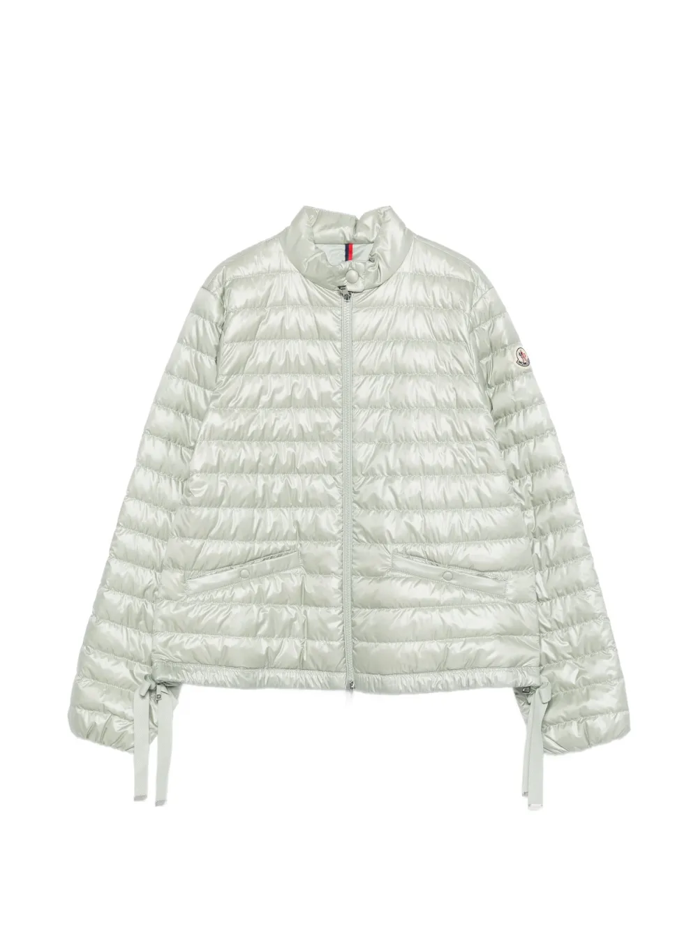 Moncler - Azalee jack met gestrikt detail - dames - polyamide/polyamide/Polyester/Down/veer