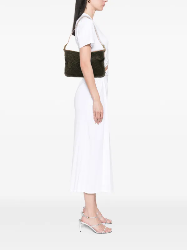 Celine Pre-Owned 2000 C マカダム スエード ショルダーバッグ