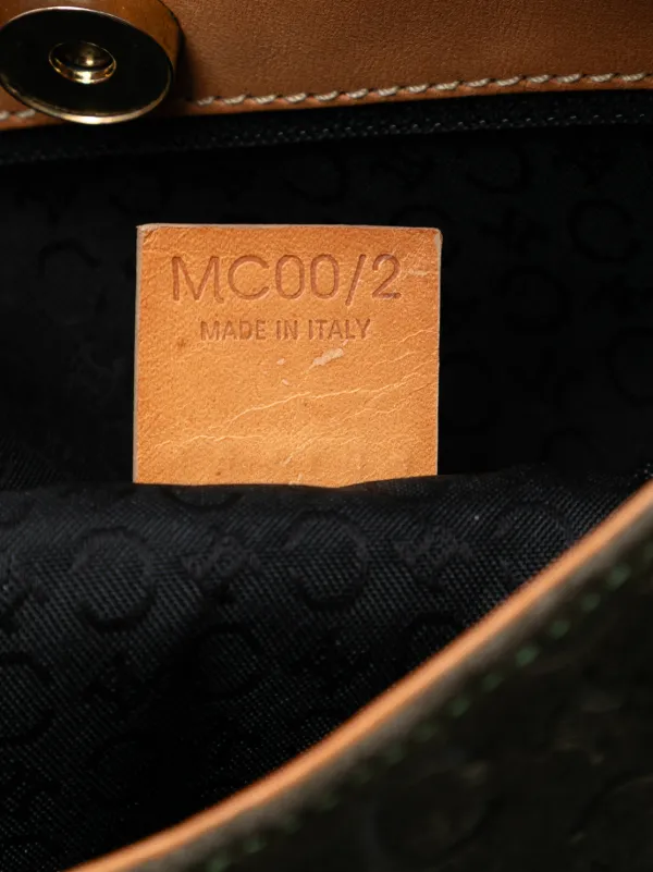 Celine Pre-Owned 2000 C マカダム スエード ショルダーバッグ 