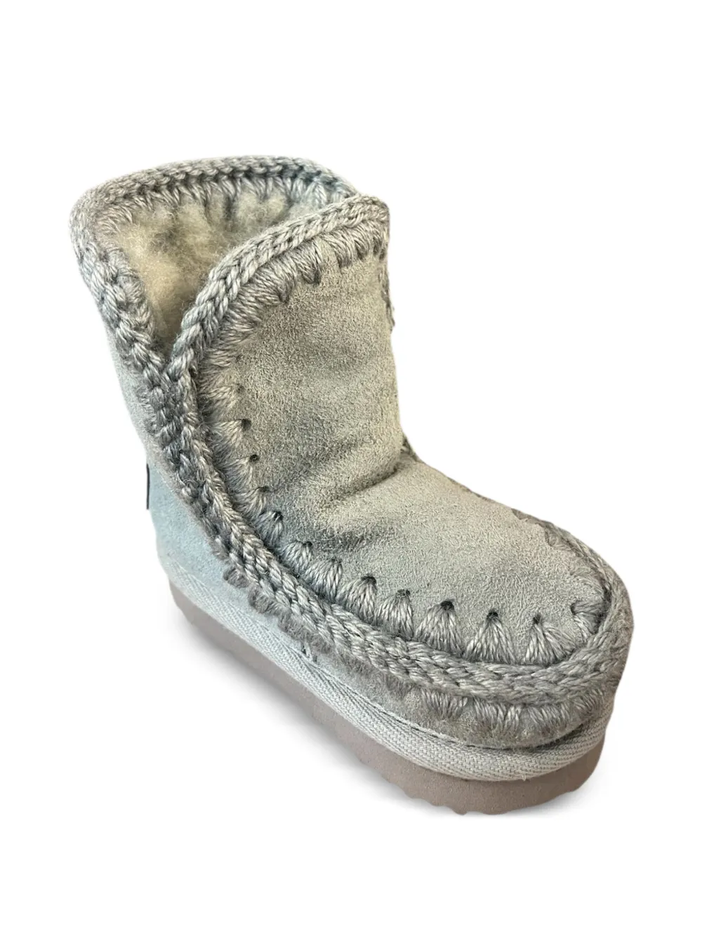 Mou Kids Eskimo stitched ankle boots Blauw