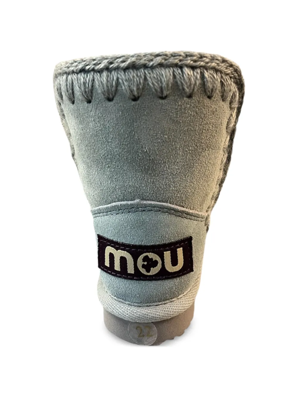 Mou Kids Eskimo stitched ankle boots Blauw