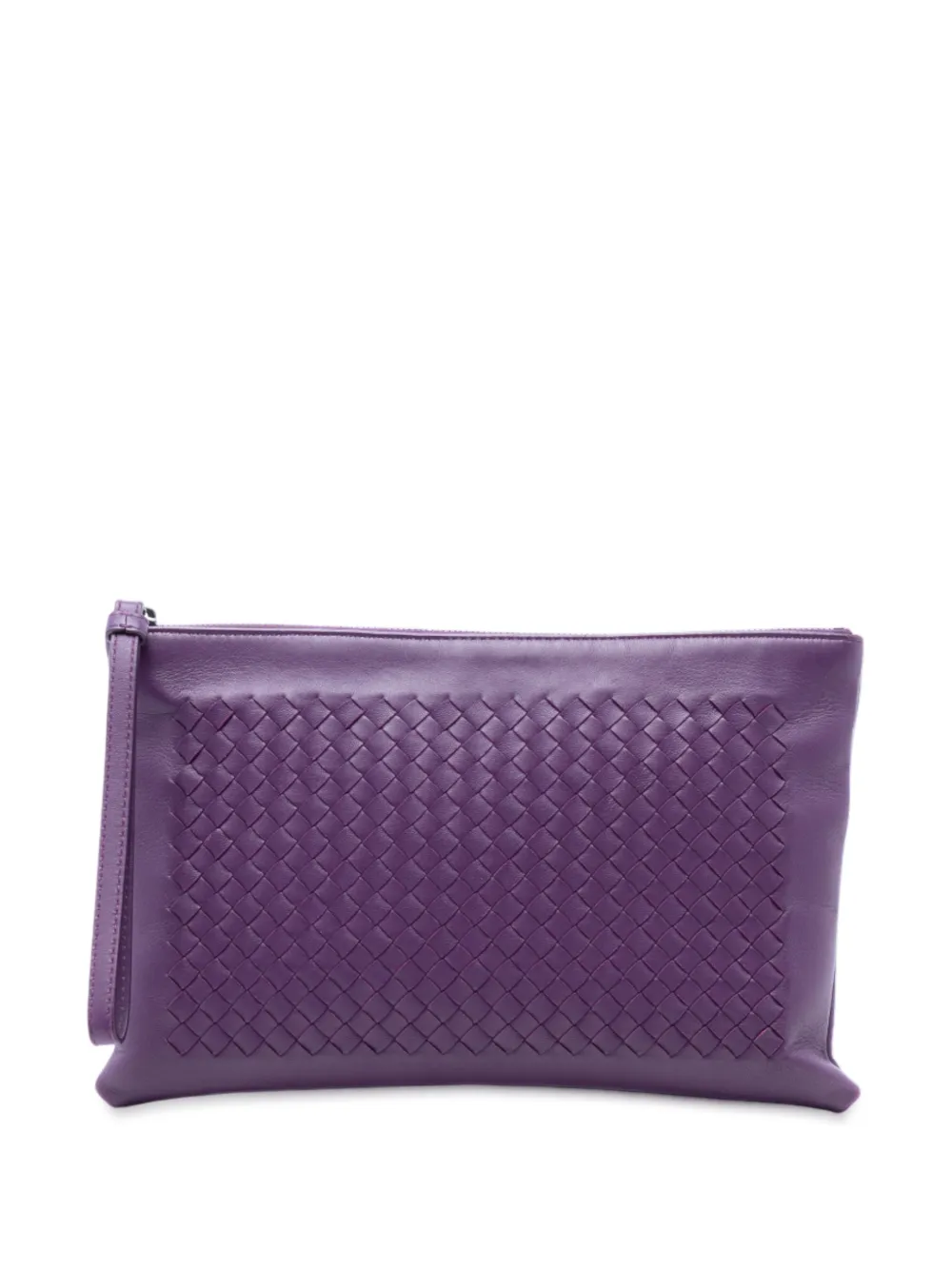 Bottega Veneta Pre-Owned 2012-2025 Nappa Intrecciato Wristlet clutch bag - Viola