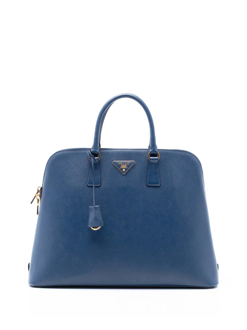 Prada Pre-Owned 2000-2025 Extra Large Saffiano Lux Promenade satchel - Blu