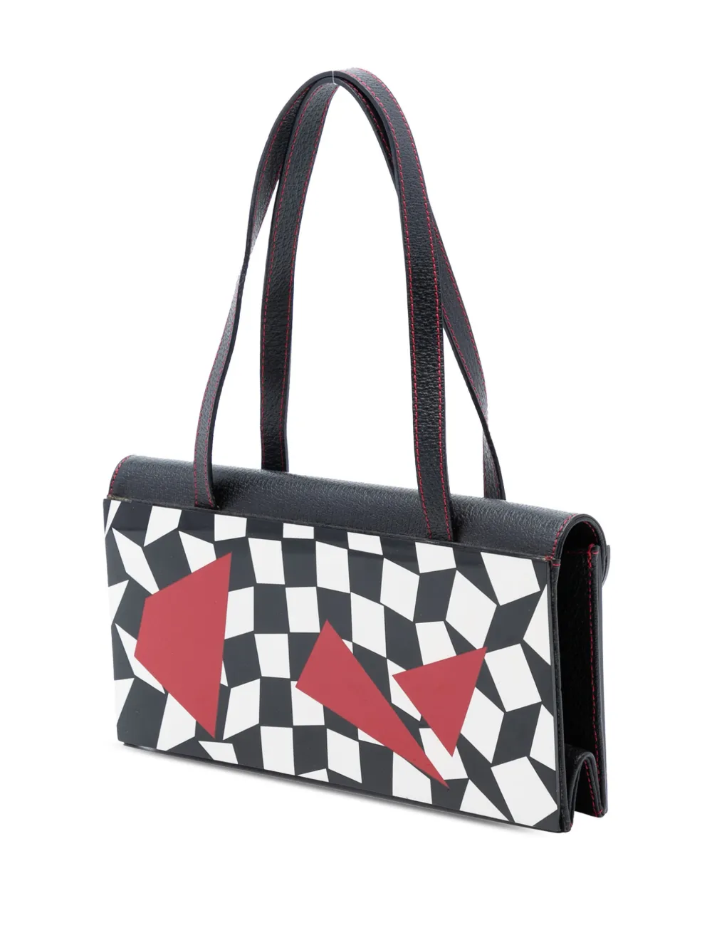 2000-2010 Pigskin Acrylic Glass Geometric Shoulder Bag
