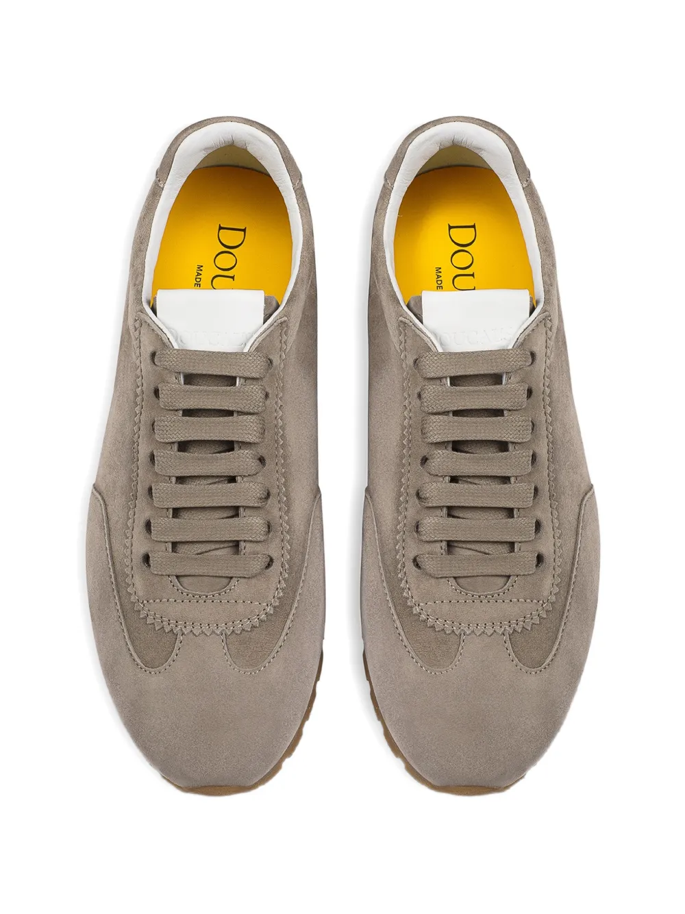 Doucal's suede sneakers Beige